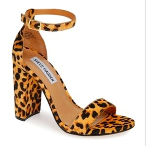 Steve Madden leopard sandals